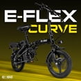 thumbnail image 2 of Bicicleta E-be Electrica Plegable E-flex Curve 750w 35km/h negra, 2 of 8