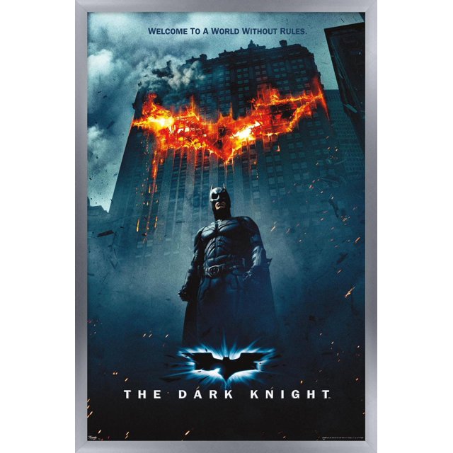 Film DC Comics - The Dark Knight - Batman Logo sur Fire One Sheet