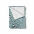 thumbnail image 2 of Saying Soft Flannel Fleece Throw Blanket, Mountain Peaks Never Stop Dreaming Goal Success Aspiration Print, Cozy Plush for Indoor and Outdoor Use, 50" x 60", Pale Green White, by Ambesonne, 2 of 6