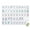 04, variant on 4 Layer Mahjong Tiles, 160 Pcs Premium Acrylic American Mahjong Set with Dice Bag, 13 Styles Available Clear Engraved Western Game for Adults Home Travel Parties & Social Games (11)