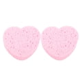thumbnail image 1 of Watercolor Painting Sponge, Odorless Heart Shape 2 Pcs Soft Painting Sponge with Storage Box for Craft Projects Roseate, 1 of 7