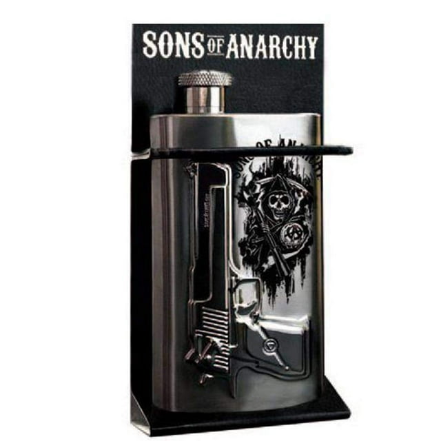 Frasco JUST FUNKY con el logotipo de Sons of Anarchy Gun, 180 ml