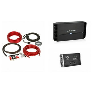 LANZAR OPTI700X2 2800W 2-Channel Car Audio Mosfet Amplifier + 4