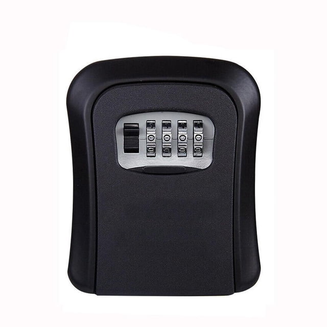 4 Digit Combination Key Lock Box Wall Mount Safe Storage Case OrganizerUS NEW