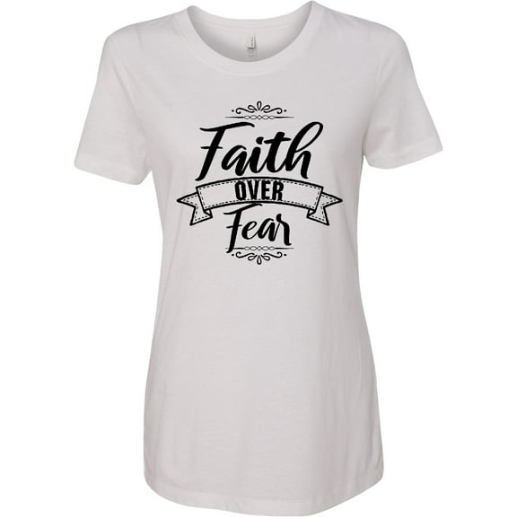 Inktastic Cancer Awareness Faith over Fear Women's T-Shirt