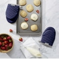 thumbnail image 2 of KitchenAid Asteroid Mini Oven Mitt 2-Pack Set, Cobalt Blue, 5.5"x8", 2 of 6