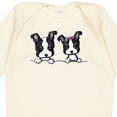 thumbnail image 4 of Inktastic Boston Terriers (dark Apparel) Boys or Girls Long Sleeve Baby Bodysuit, 4 of 5