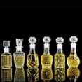 thumbnail image 3 of 1Pcs New Small Spirit Alcohol Liquor Transparent With Screw Cap Whiskey Decanter Glass Bottle Wine Bottle 07, 3 of 8