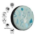 thumbnail image 5 of 14'' Blue Star Geometric Art Tire Cover, Universal Spare Wheel Covers, Dust-Proof, Water-Proof, Sun-Proof and Corrosion-Proof, 5 of 9
