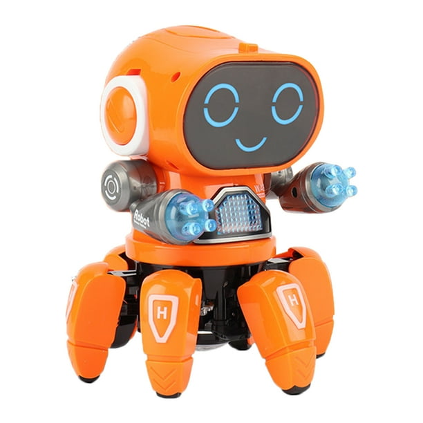 GEjnmdty Kids Smart Robot Toy Mini Robot Singing Dancing Movable