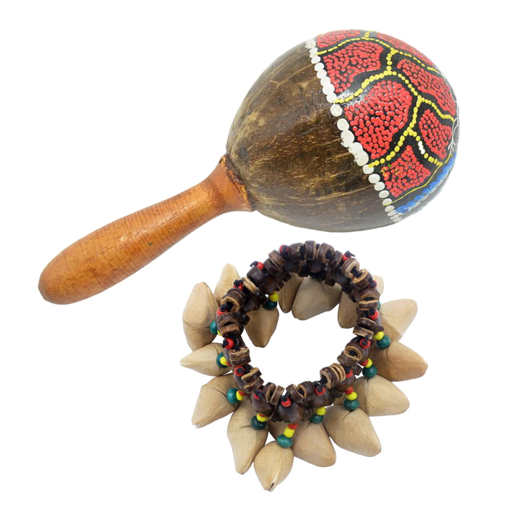 Tribal Style Dora Fruit Handbell For African Drums Accessory Hand Percussion