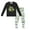 Black, variant on Two Piece Outfits,Dinosaur Print Boys Long Sleeve Top and Pants Two-Piece Pajama Set Comfortable Home Wear for Children Ages 2 to 9 Years,Toddler Girl Outfits,Black,6T