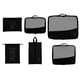 thumbnail image 2 of Set de 6 piezas para empaquetar - organizadores de equipaje de viaje con bolsa para zapatos, estuche para electrónica y cosméticos, malla transpirable, plegable, 6 tallas, 2 of 6