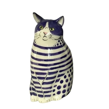 ACDANC Hydroponic Vase Ornament Polka Dot Art Cat Decoration Outdoor Balcony Tabletop Potted Plants Significant Other Mother'S Day Creative A