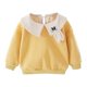 thumbnail image 2 of Sudadera de invierno de lana con cuello de muñeca de manga larga para niñas bebés (Amarillo 12-18M) Likrtyny Para estrenar, 2 of 8