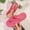 Hot Pink, variant on Flip Flops for Women Platform Sandals Women Open Toe Separated Flats Summer Sandals for Women Shopping Daily Outings （Black ,9)