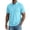 Light Green #030, variant on Men's Polo Shirt Short Sleeve Collared Button Placket Classic Fit Lightweight Casual Golf Polo Shirt