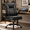Black, variant on ALLGOD Leather Office Chair 400lbs, Ergonomic Desk Chairs with Back Support, Computer Chair with Wheels and Adjustable Armrest for Home Office, 360°Swivel Free, Black
