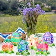 thumbnail image 4 of HongHeng 6Pcs Easter Decoration Plugin Props Decoration Banner Desktop Stereoscopic Card Insertion Decoration Party Supplies, 4 of 7