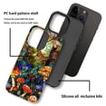 thumbnail image 4 of Punmada Compatible with iPhone 15 Matte Case For Girl Boy Full Body Protective Hard Shell Esthetics Pattern Stained Glass Mushrooms Butterfly Dragonfly, 4 of 7