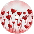 thumbnail image 1 of FMSHPON Valentine's Day Romantic Love Heart Red Xmas Christmas Tree Skirt Stand Mat for Holiday Party Decoration Indoor Outdoor 48 inches, 1 of 6
