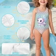thumbnail image 6 of Yuyamidu Girls Sparkle Swimsuits Cute Axolotl Athletic Competition Bathing Suit Quick Dry Beach Swimwear Sleeveless Gymnastics Leotards, 6 of 7
