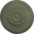 thumbnail image 5 of 18 1/8"OD x 3/4"P Bailey Ceiling Medallion Hickory Finished, 5 of 9