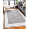 thumbnail image 5 of Jill Zarin’s Uptown Rectangular Abstract Modern Area Rugs, Gray, 5 of 8