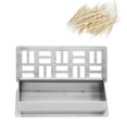 thumbnail image 3 of Soporte para palillos de dientes, caja rectangular para palillos de dientes con bordes brillantes, 3 of 4