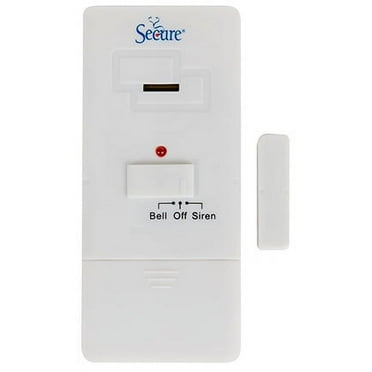 Secure Wireless Caregiver Alert System - Wireless Door/Window Alarm Connect to CAS-PGR Pager Monitor up to Four Components: Call Button, Motion Detector, Pull Cord Alert, Door Alarm, Bed Sensor
