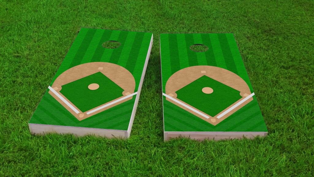 Baseball Diamond Game Set, Heavy duty construction, Elite grade birch
