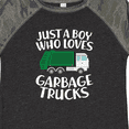 thumbnail image 4 of Inktastic Just a Boy Who Loves Garbage Trucks Boys Toddler T-Shirt, 4 of 5