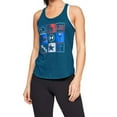 thumbnail image 3 of Under Armour Women's Freedom Collage Tactical Tank Top, Petrol Blue,XS - US, 3 of 4