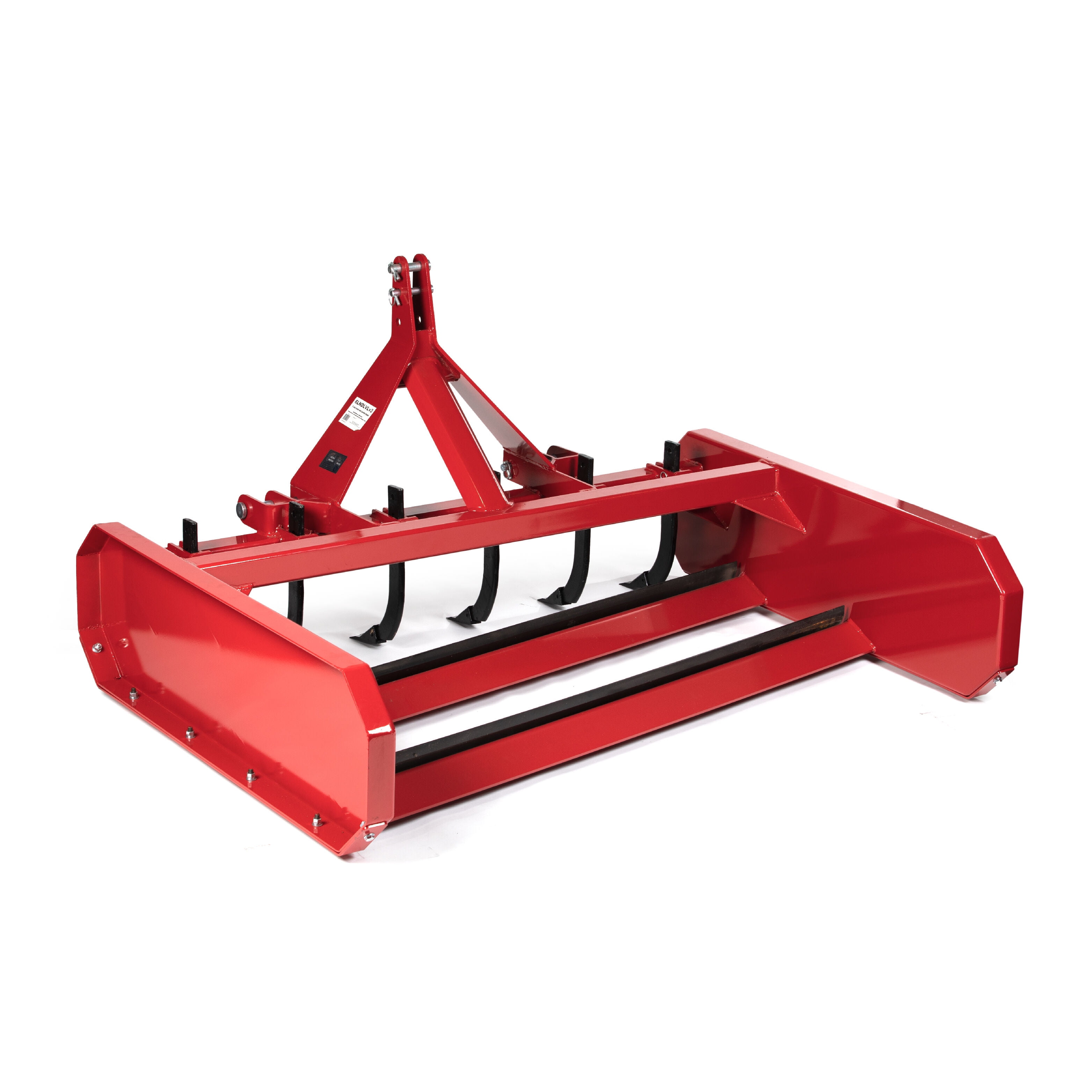 Titan Attachments 6 FT Land Leveler and Grader With Shanks For 3 Point