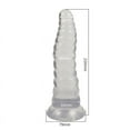 thumbnail image 3 of Birdsexy 21.5cm Anal Plug Sex Toys,Threaded Suction Cup Anal Plugs for Men and Women # Transparent,Large, 3 of 3