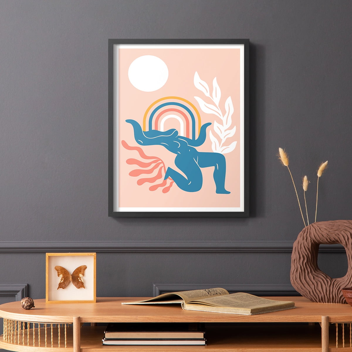 Matisse CCCXIX in Black Solid Wood 8 x 10 Framed Print