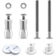 thumbnail image 1 of Toilet Seat Fittings,universal Toilet Seats Screws And Bolts Toilet Seat Hinges Bolt Nut Expanding Rubber Top Nuts Screws Toilet Seat Fixing Kit, 1 of 5