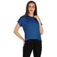 thumbnail image 1 of Inkmeso T-shirt à Épaules Tombantes et Col Rond pour Femmes, Coupe Décontractée pour l'Été, 1 of 7