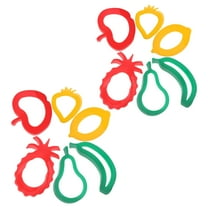 ETHZZLE Plastic Dough Tool Set - 1 Set of Fruit and Cookie Cutter Molds for Baking and Craft Projects