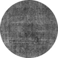 thumbnail image 1 of Ahgly Company Indoor Round Oriental Gray Industrial Area Rugs, 5' Round, 1 of 4