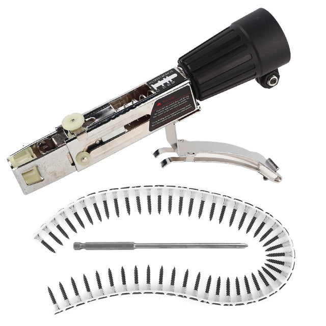 Woodworking Tool,Automatic Chain Nail Machine Nailer Electric Drill Accessory Modern Innovation