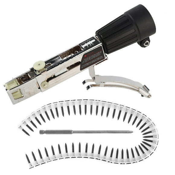 Máquina de clavos de cadena automática Taladro eléctrico Accesorio Herramienta de carpintería ajustable