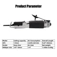 thumbnail image 4 of Pneumatic Air saw File Reciprocating Saws Cutting Tool Hacksaw Cutting Blade Cutter Cut Off Tools, 4 of 6