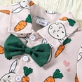 thumbnail image 5 of Gvdentm Baby Boy Easter Outfit Boys 2 Piece Outfits Print Short Sleeve Tee Shirt and Drawstring Shorts Set Green,6-9 Months, 5 of 9