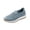 Light Blue -AJ10, variant on Domzle Womens Slip On Shoes Lightweight Walking Shoes Anti Slip | Breathable Upper, Memory Foam Insoles, Arch Support, Fit for Walking, Travel, Commute, Gifts Beige