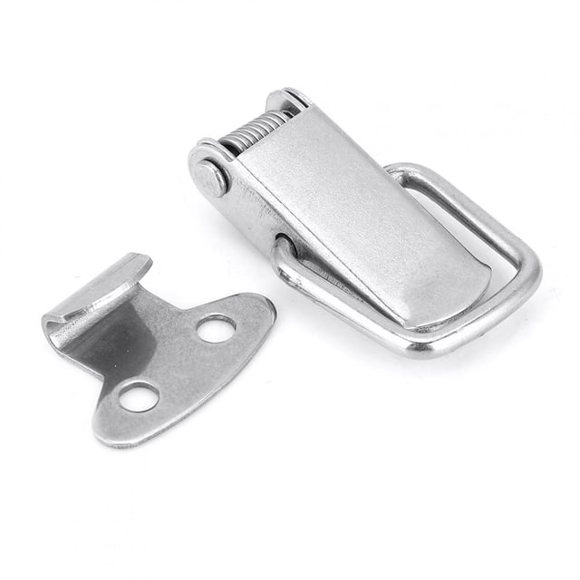 Lock Catch, High Hardness Compact Size Hasp Lock, Furniture For Machinery Equipment Hardware And Electrical Equipment Stainless Steel 201