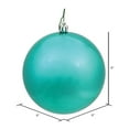thumbnail image 2 of Vickerman 6" Sea Foam Shiny Ball Ornament, 4 per Bag, 2 of 5