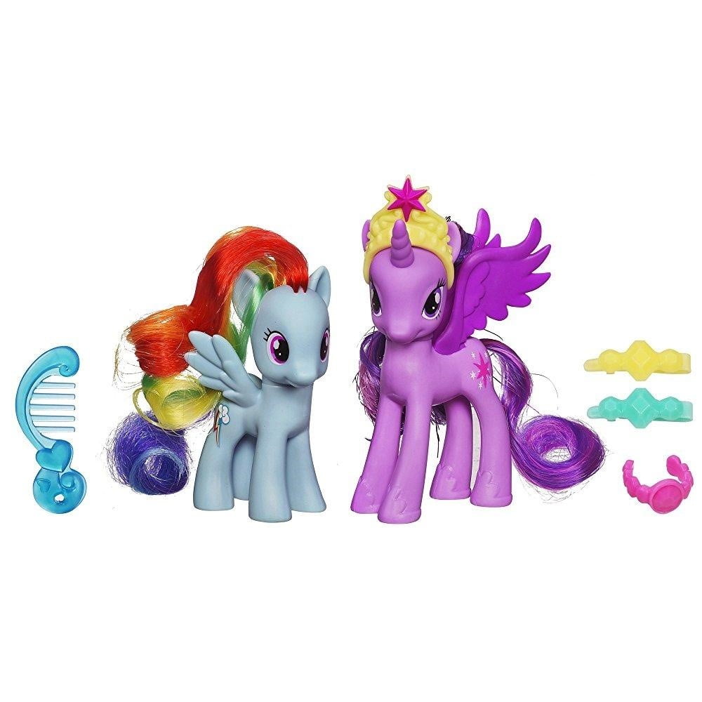 My Little Pony Princess Twilight Sparkle & Rainbow Dash Figures -  