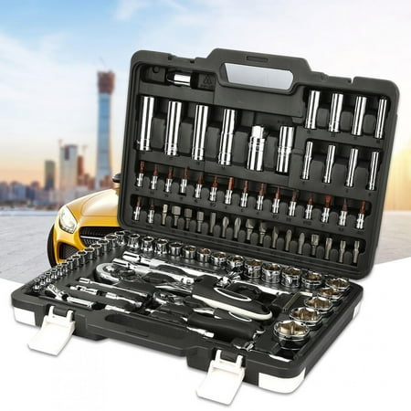

Car Repair Tool Kit Car Repair Tool Set Home Tool Kit Repair Tool Kit 94pcs Socket Wrench Set Professional Automobile Repair Modification Tools Kit 102094