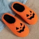 thumbnail image 3 of Zapatillas de algodón de calabaza para hombre y mujer, versión coreana de otoño e invierno, para parejas, hogar, interior, suela gruesa bonita, antideslizantes con dibujos animados, 3 of 5